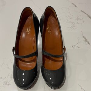 Gucci Black Patent Leather Heels